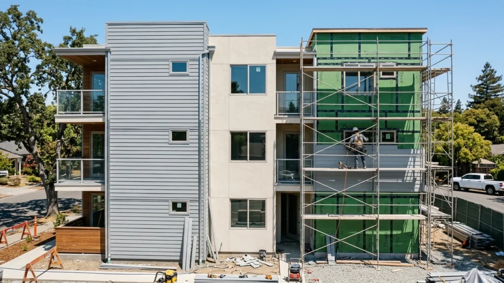 Commercial & Multifamily Siding Replacement: Fiber Cement vs. Stucco for Northern California Microclimates - Expert Overview